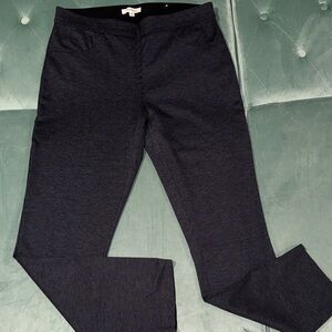 Max Studio Dark Navy Pin Striped Pants